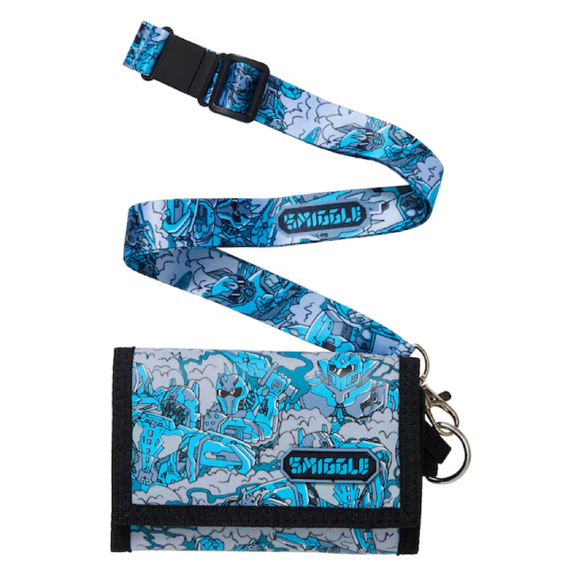 Smiggle Realm Wallet With Lanyard – Grey