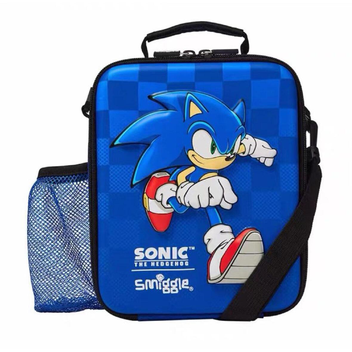 Smiggle Sonic The Hedgehog Hardtop Level Lunchbox With Strap
