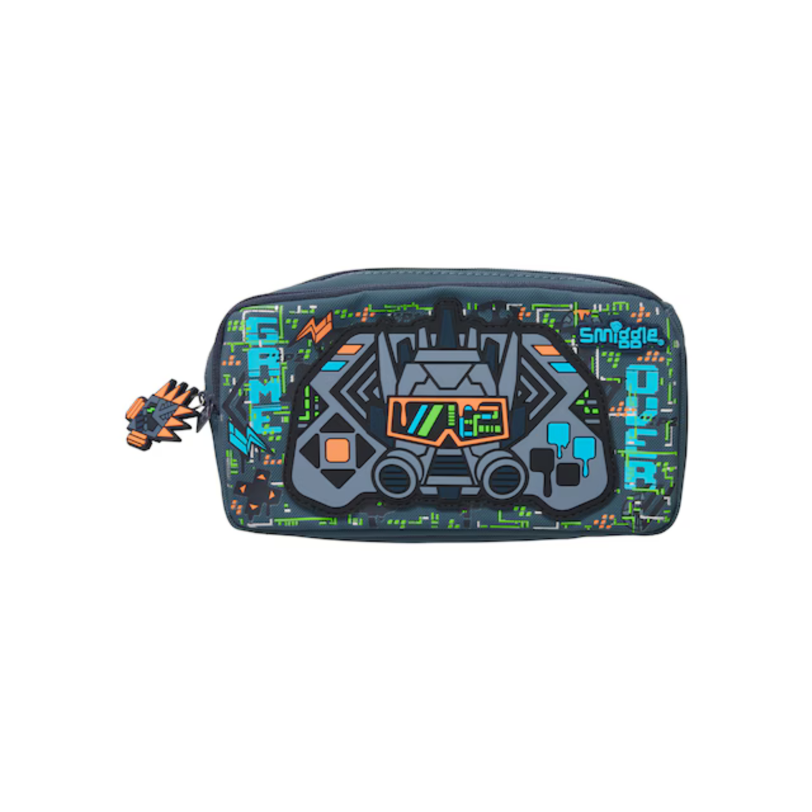 Smiggle Trailblazer Character Pocket Pencil Case – Grey