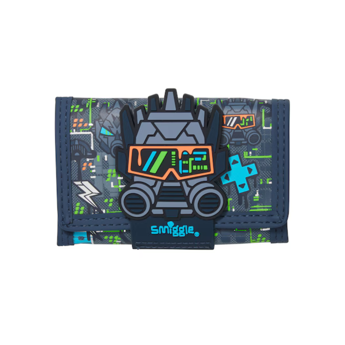 Smiggle Trailblazer Character Wallet – Grey