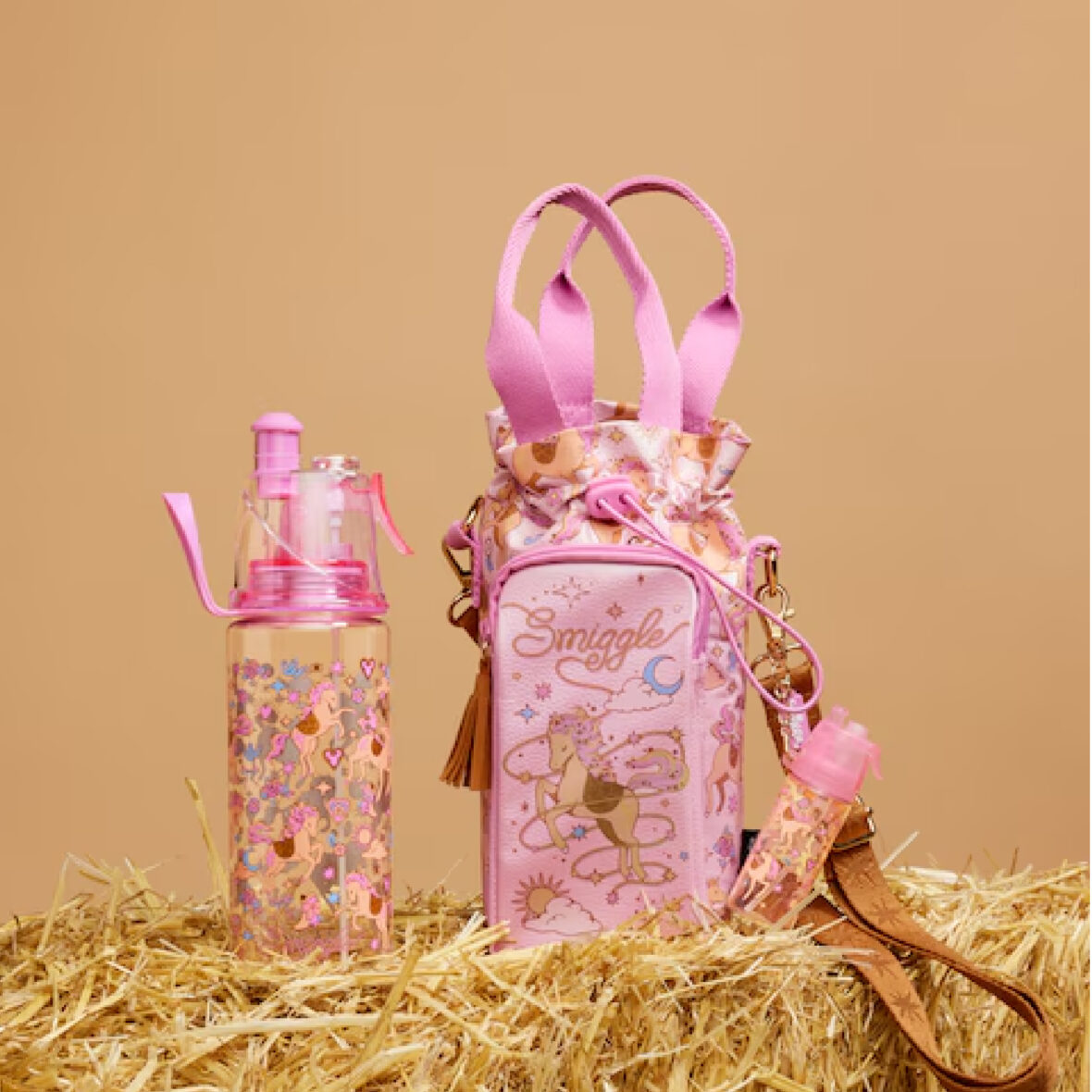 Smiggle Wildflower Bottle Bag With Strap2 – Copy