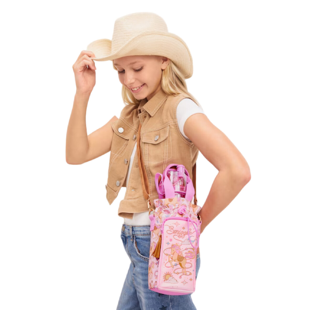 Smiggle Wildflower Bottle Bag With Strap3 – Copy