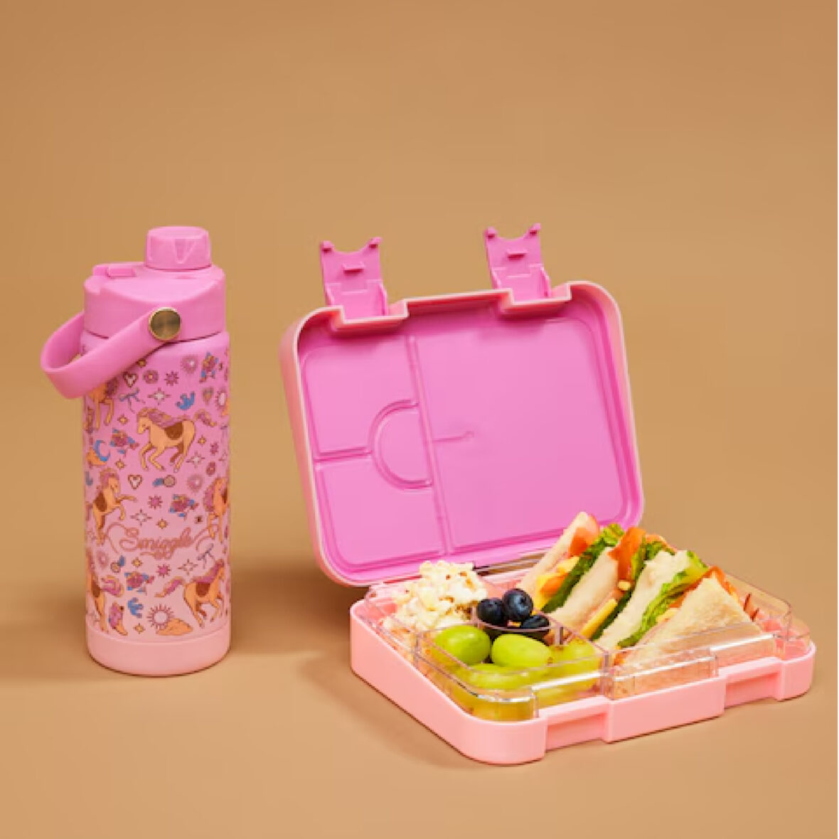 Smiggle Wildflower Squiggle Insulated Stainless Steel Drink Bottle 550ml4