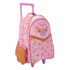 Smiggle Wildflower Trolley Backpack With Light Up Wheels2