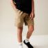 Tan Brown Regular Fit Shorts 3