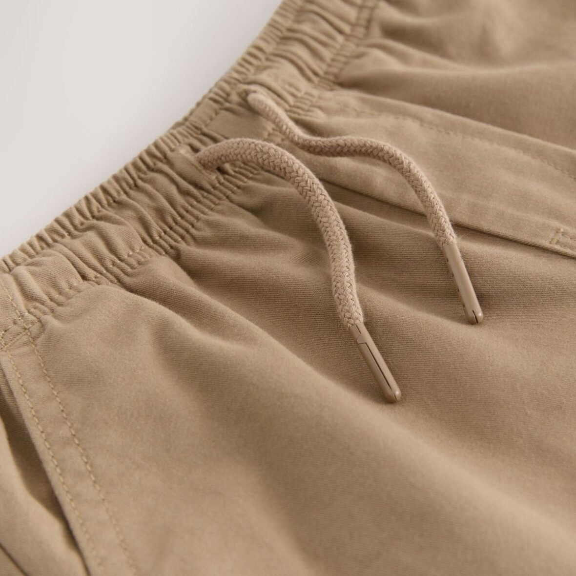 Tan Brown Regular Fit Shorts 4