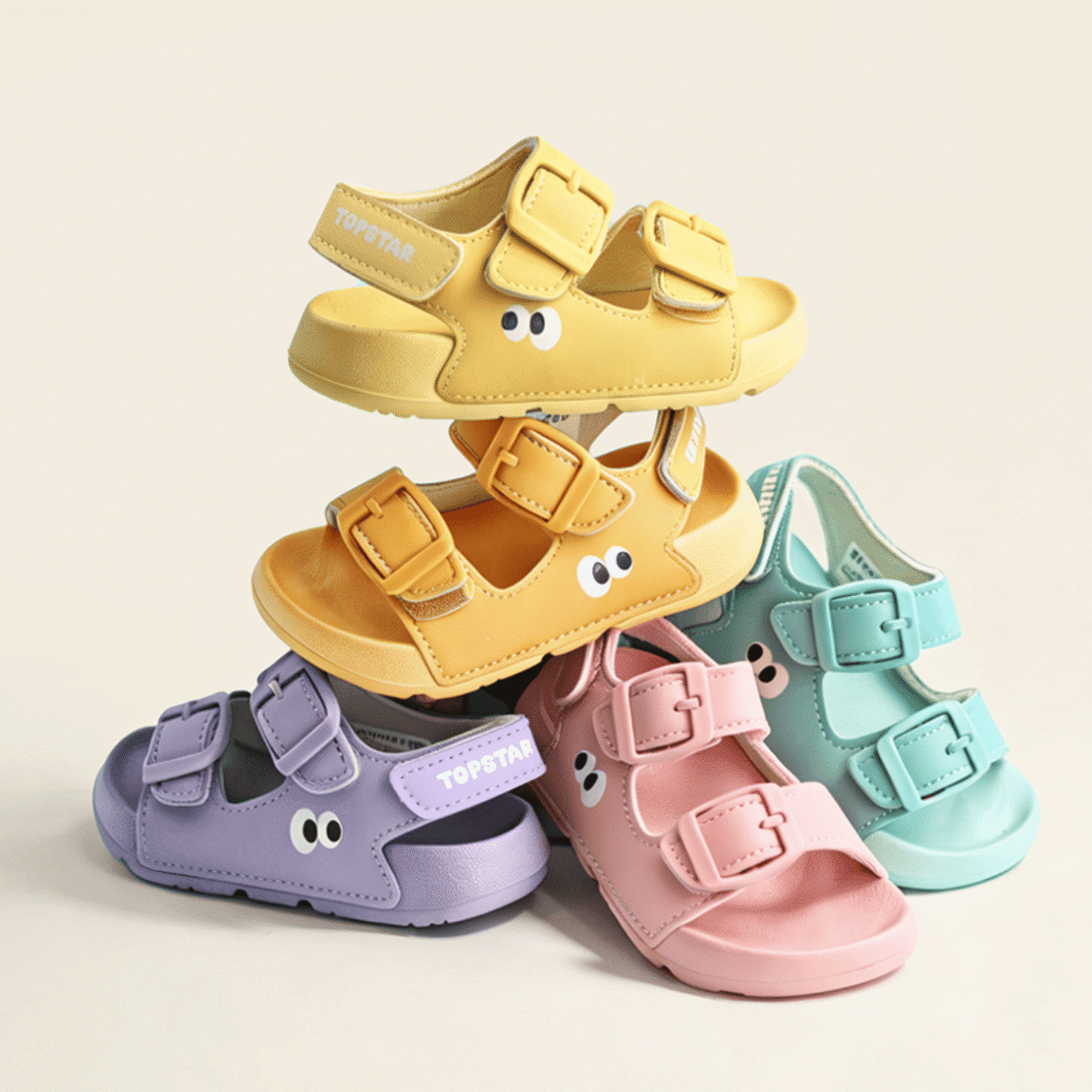 TopStar Googly Eye Kids Sandals