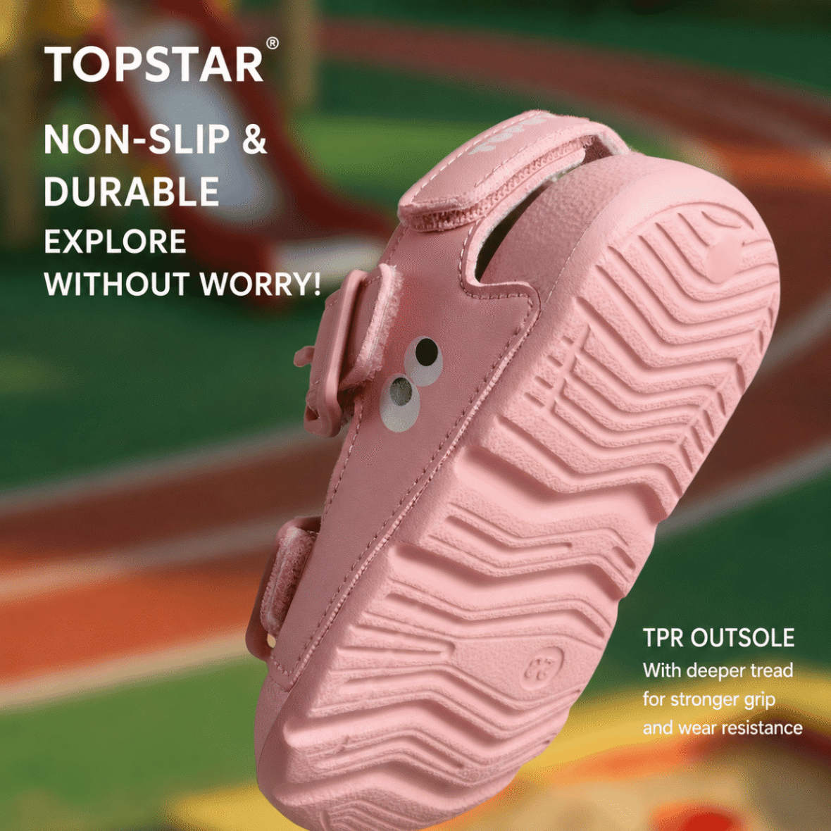 TopStar Googly Eye Kids Sandals – Pink 5