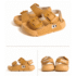 TopStar Googly Eye Orthopedic Kids Sandals Mustard Yellow3