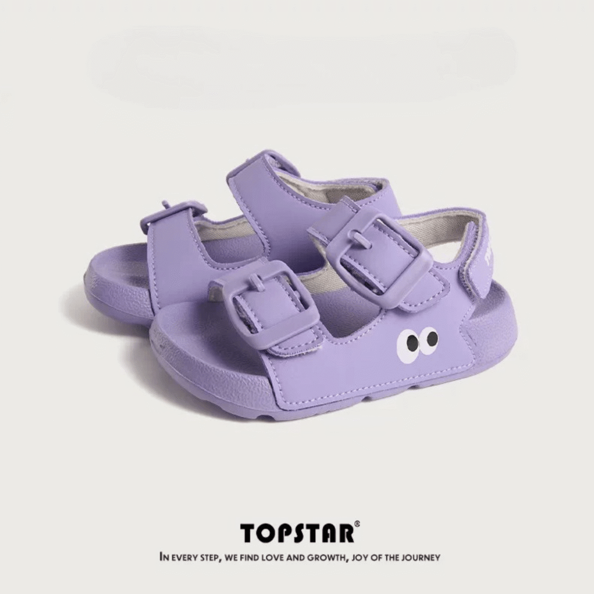 TopStar Googly Eye Orthopedic Kids Sandals – Purple 1