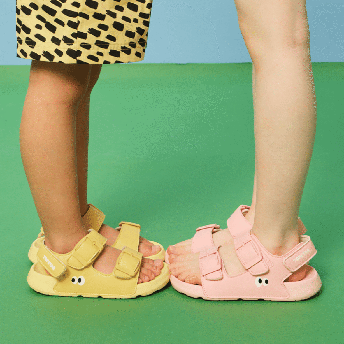 TopStar Googly Eye Orthopedic Kids Sandals – Yellow4
