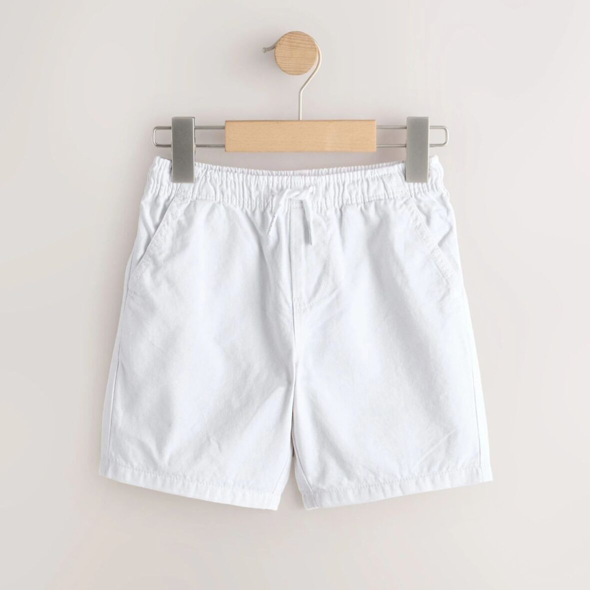 White Regular Fit Shorts (3-16yrs)