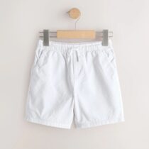 White Regular Fit Shorts 1