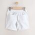 White Regular Fit Shorts 2