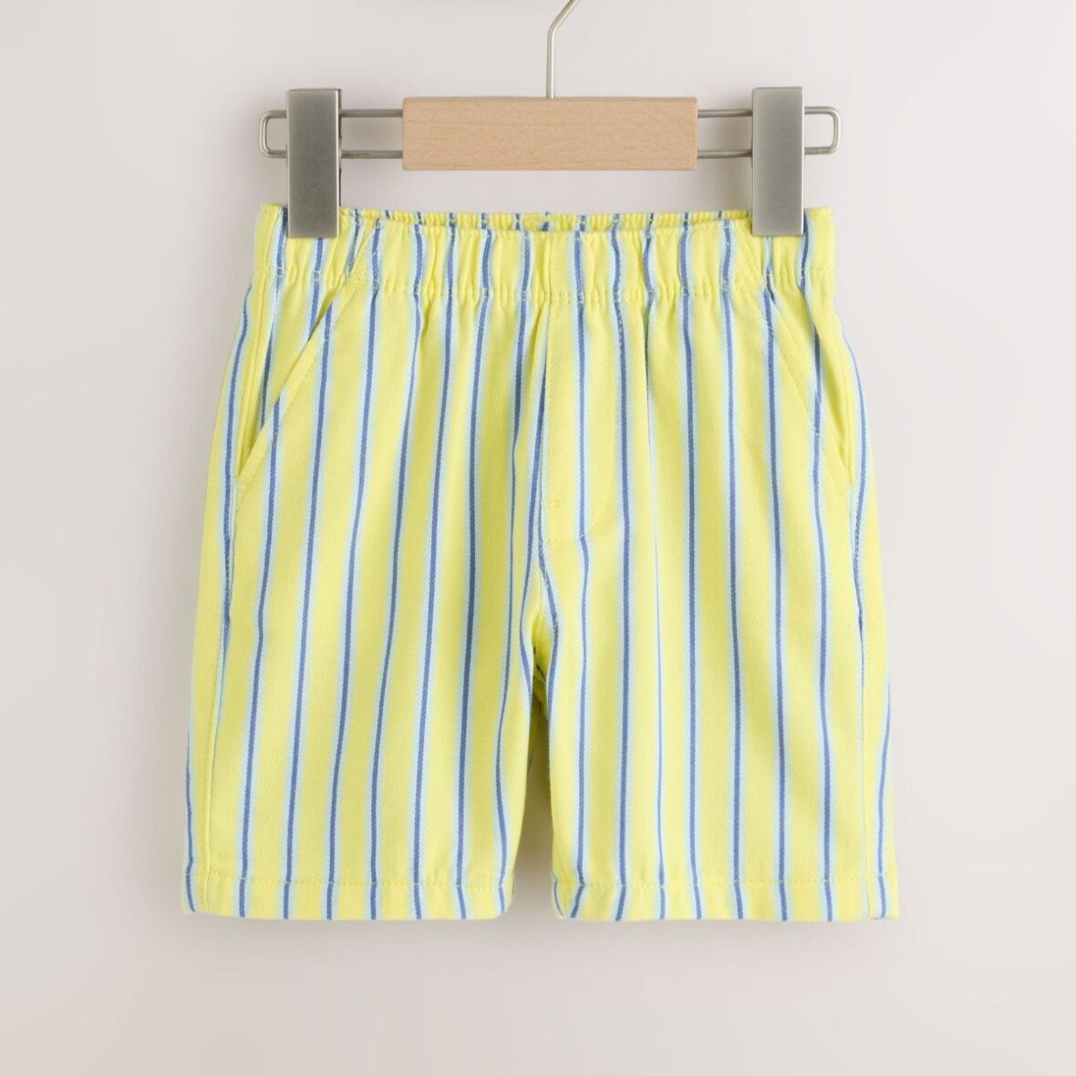 Yellow Stripe Pull On Bermuda Shorts (3mths-7yrs)
