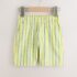 Yellow Stripe Pull On Bermuda Shorts 4