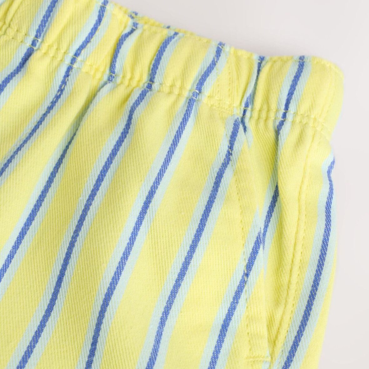 Yellow Stripe Pull On Bermuda Shorts 4