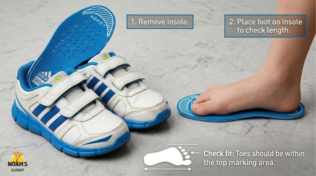 Adifit removable insole comes with adidas infant shoes
