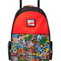 Smiggle Marvel Trolley Backpack With Light Up Wheels