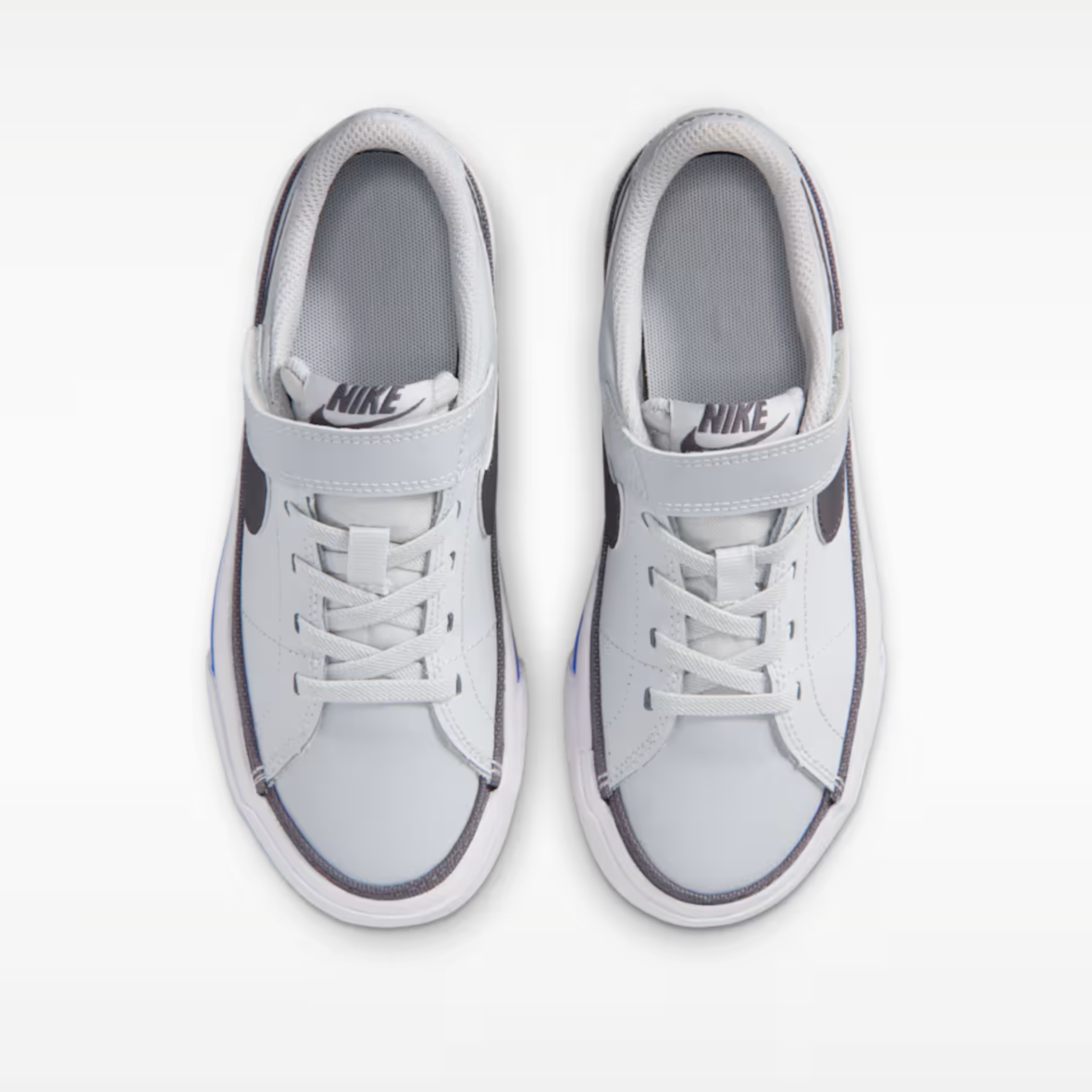 Nike Court Legacy – Little Kids – Off WhiteCrystal BlueWhitePencil Point (3)