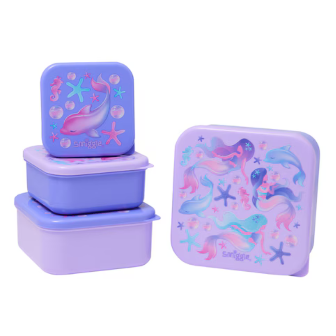 Smiggle Aspire 4 In 1 Containers – Lilac