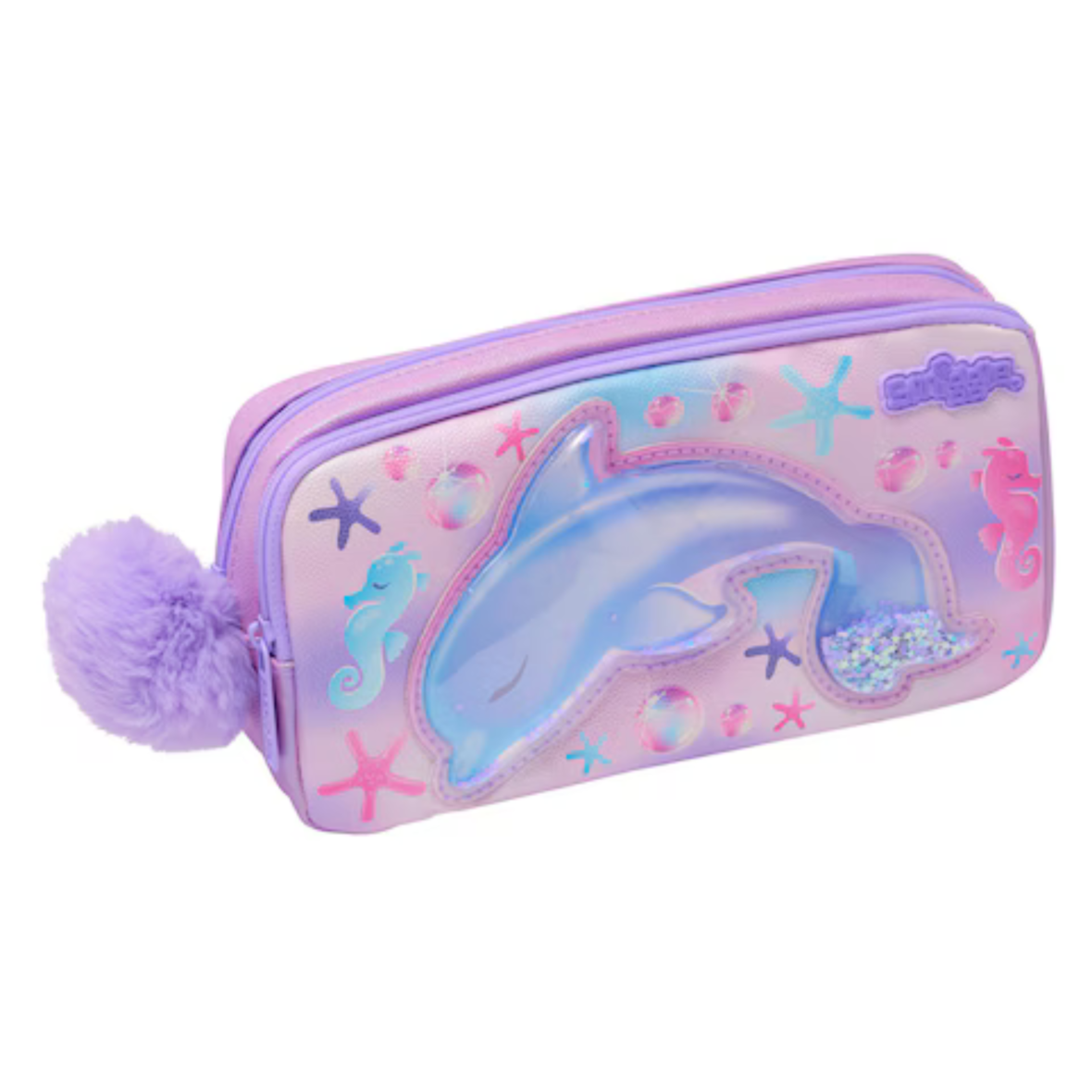 Smiggle Aspire Character Pocket Pencil Case – Lilac