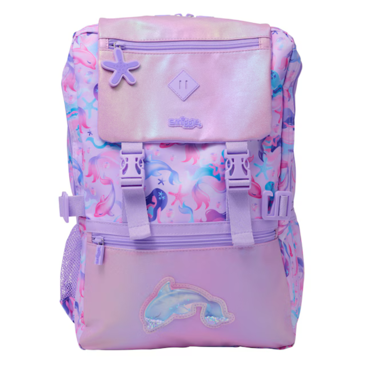 Smiggle Aspire Foldover Attach Backpack – Lilac