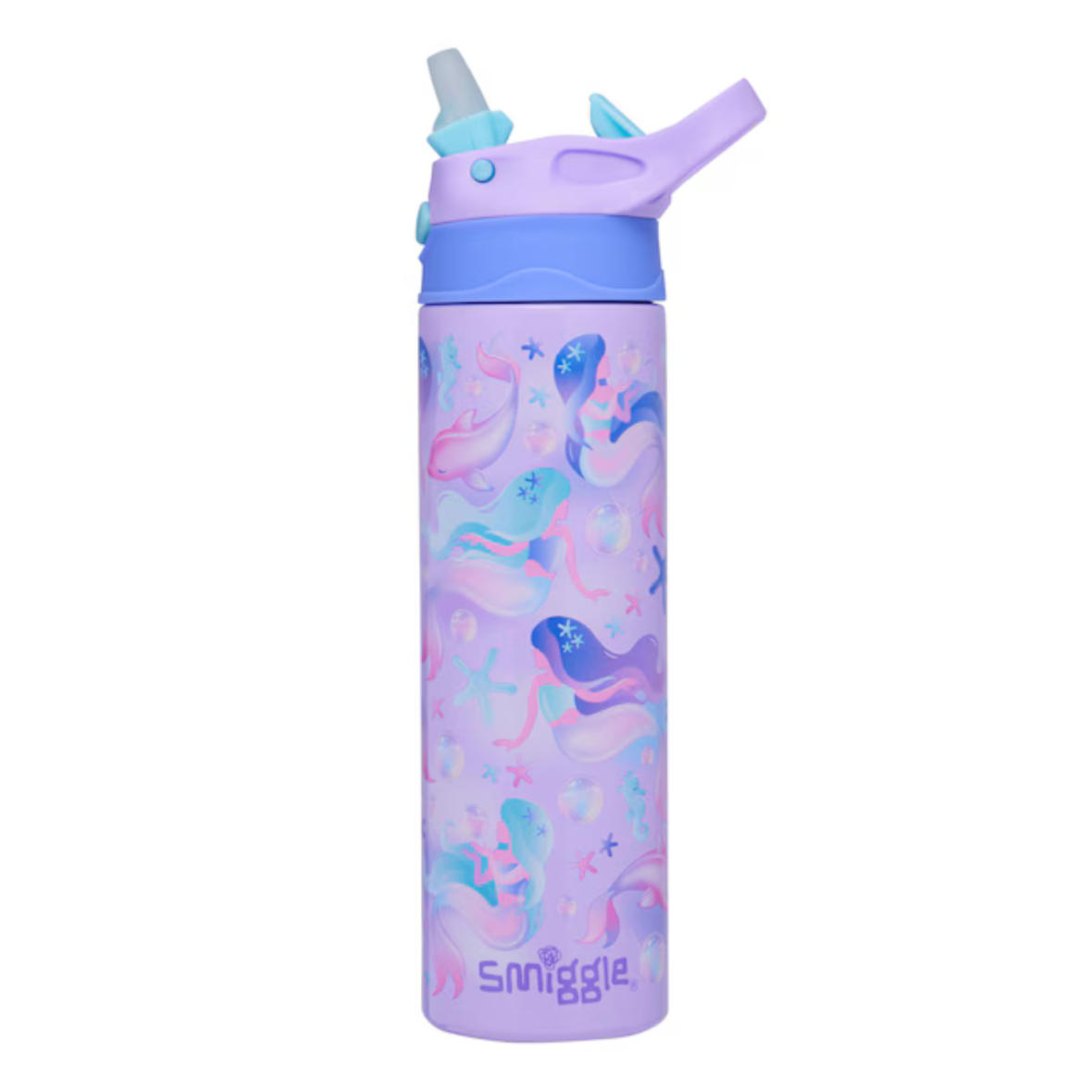 Smiggle Aspire Insulated Stainless Steel Flip Drink Bottle 520ml (2)