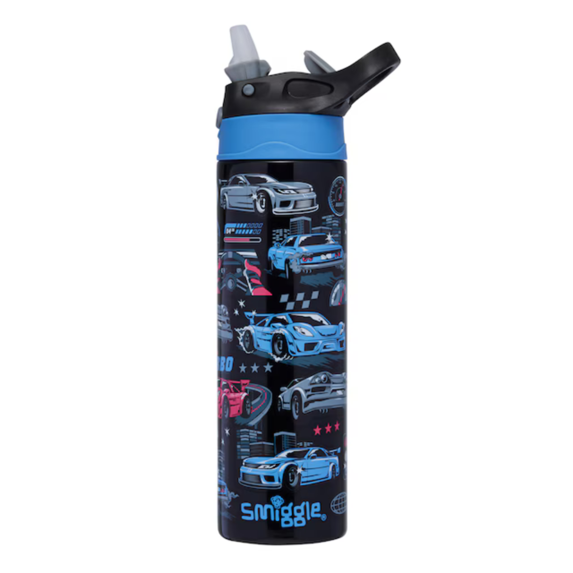 Smiggle Aspire Insulated Stainless Steel Flip Drink Bottle 520ml (2)