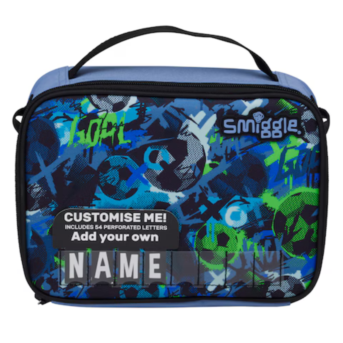 Smiggle Aspire Oblong Attach ID Lunchbox – Grey