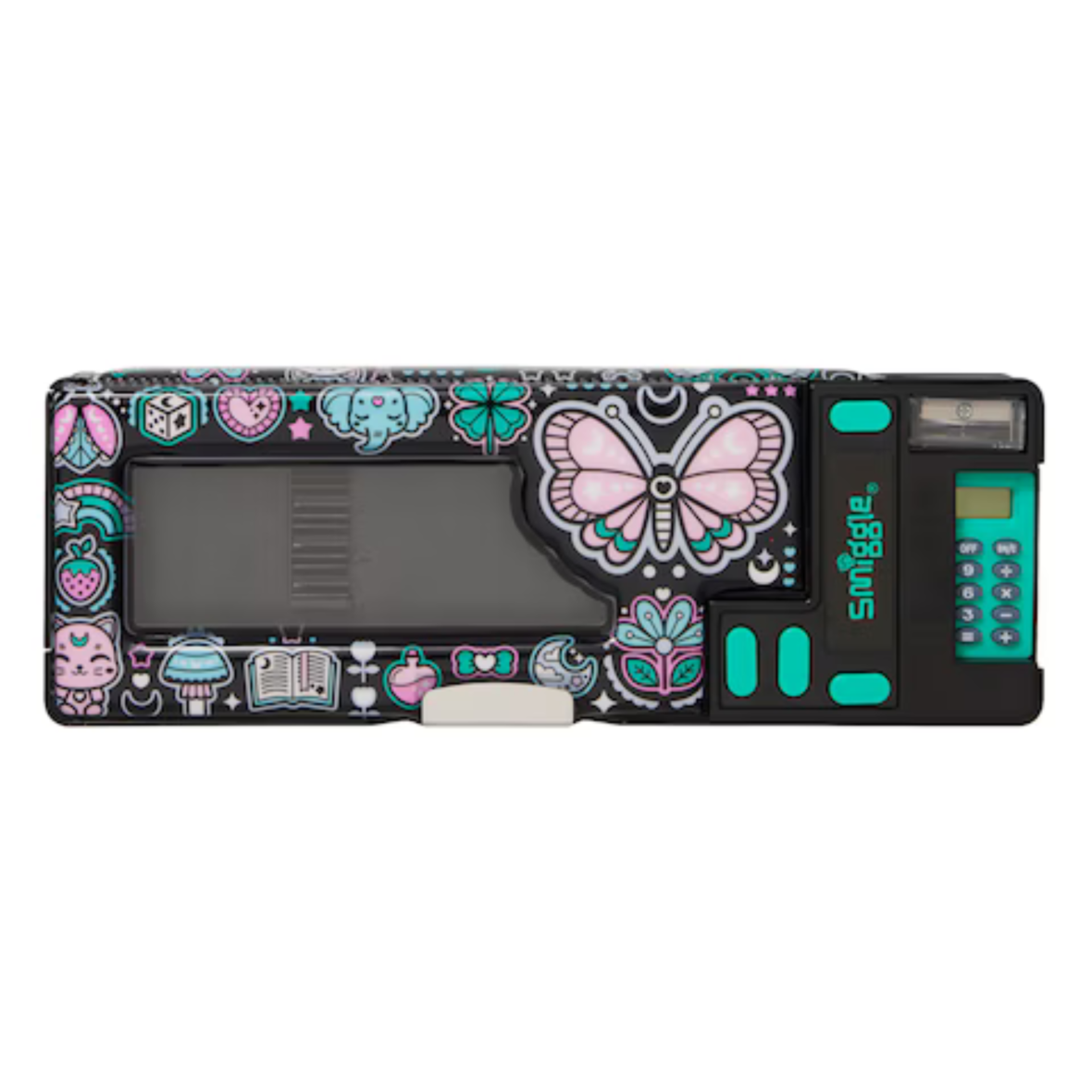 Smiggle Aspire Pop Out Pencil Case – Black Mix