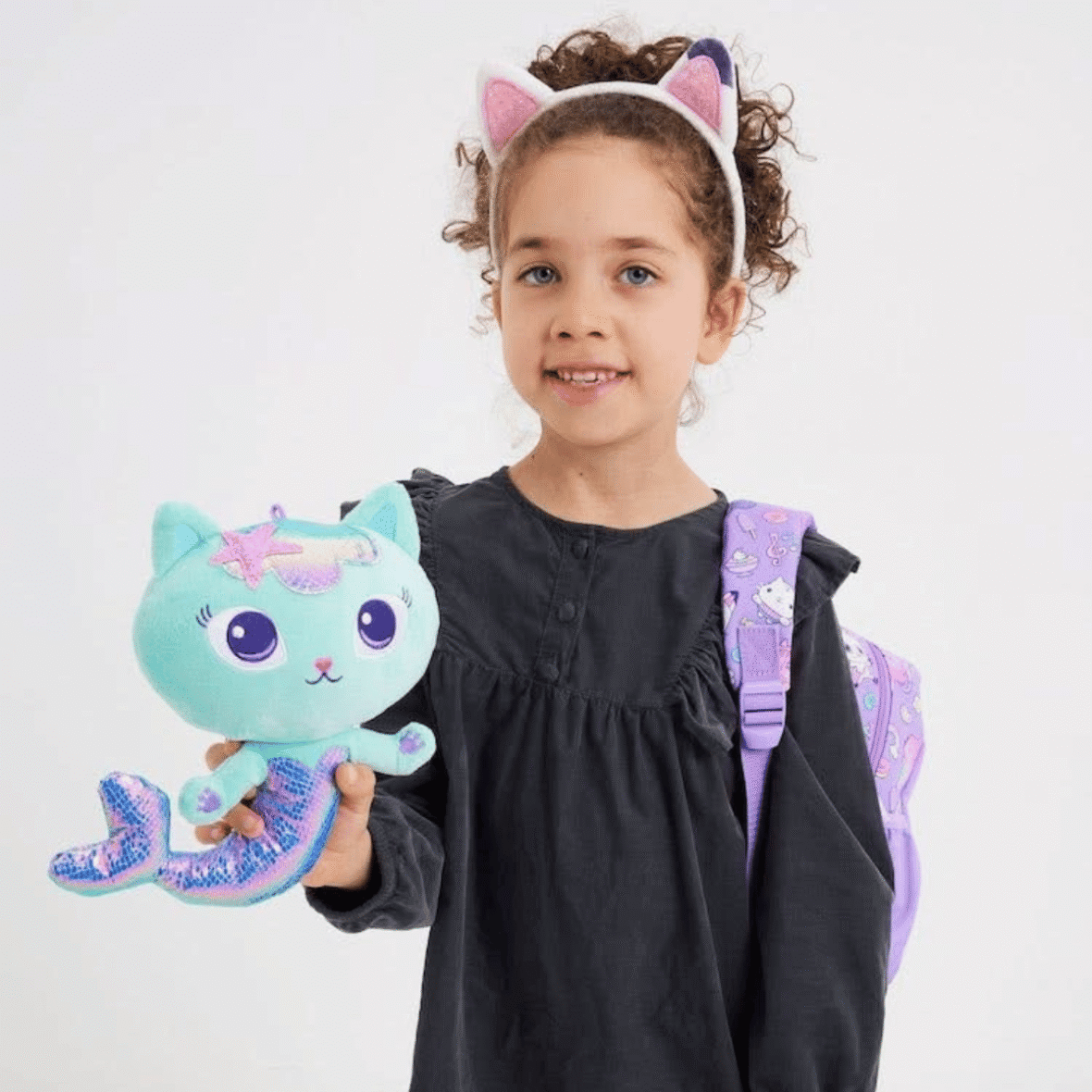 Smiggle Gabby’s Dollhouse Teeny Tiny Backpack With Removable Plush – Purple6