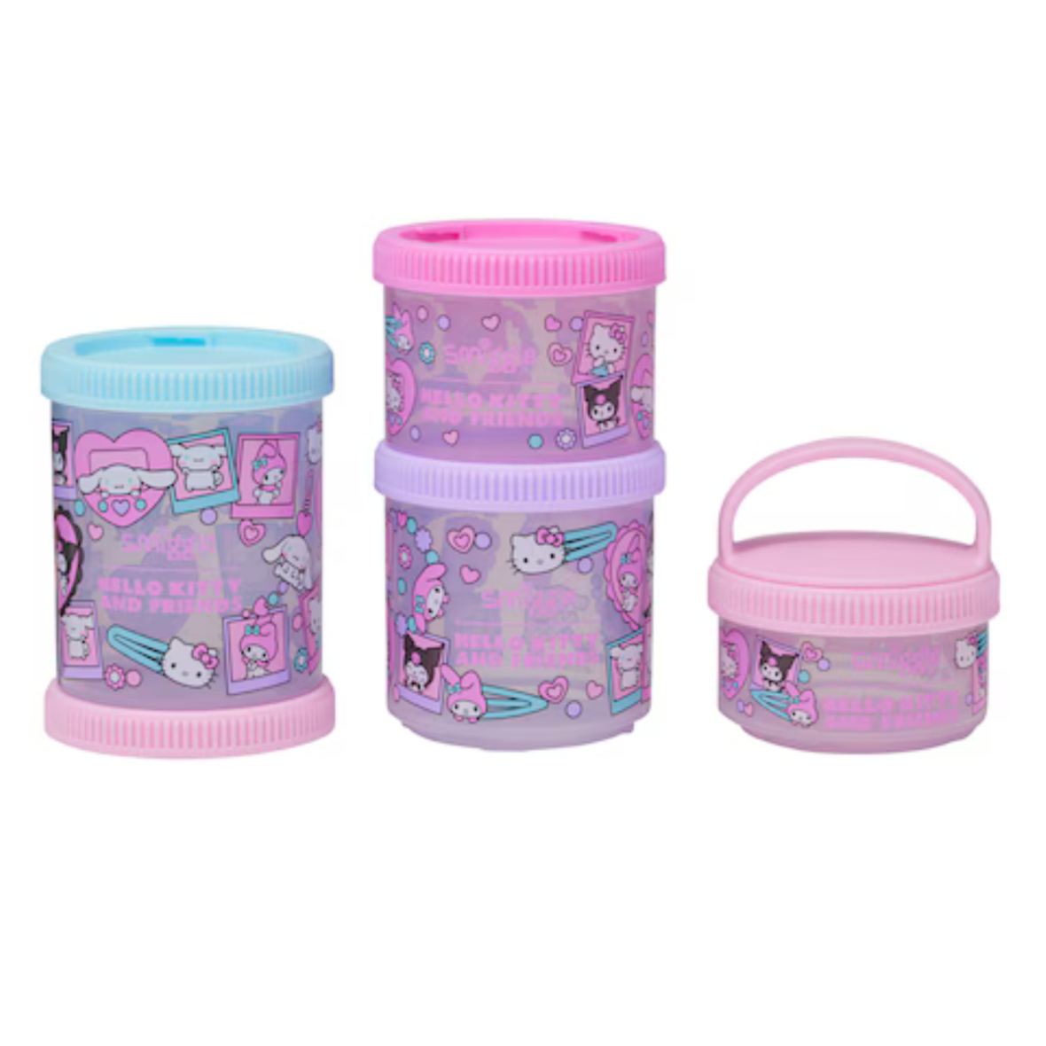 Smiggle Hello Kitty And Friends Snack & Stack Containers X4 (2)