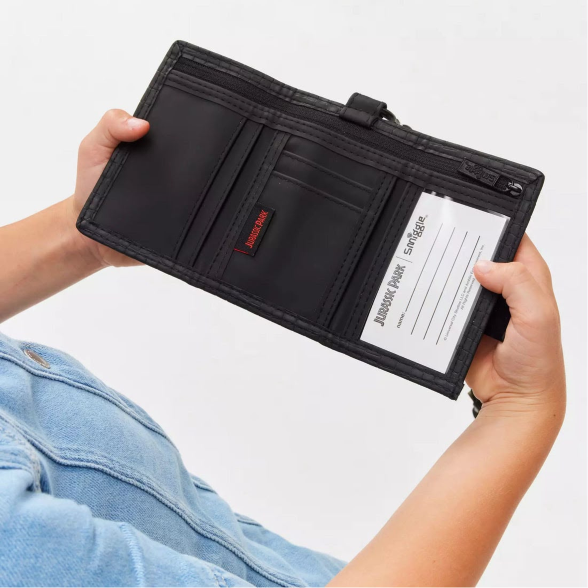 Smiggle Jurassic Park Character Wallet Black (3)