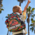 Smiggle Jurassic Park Junior Character Hoodie Backpack Black 6