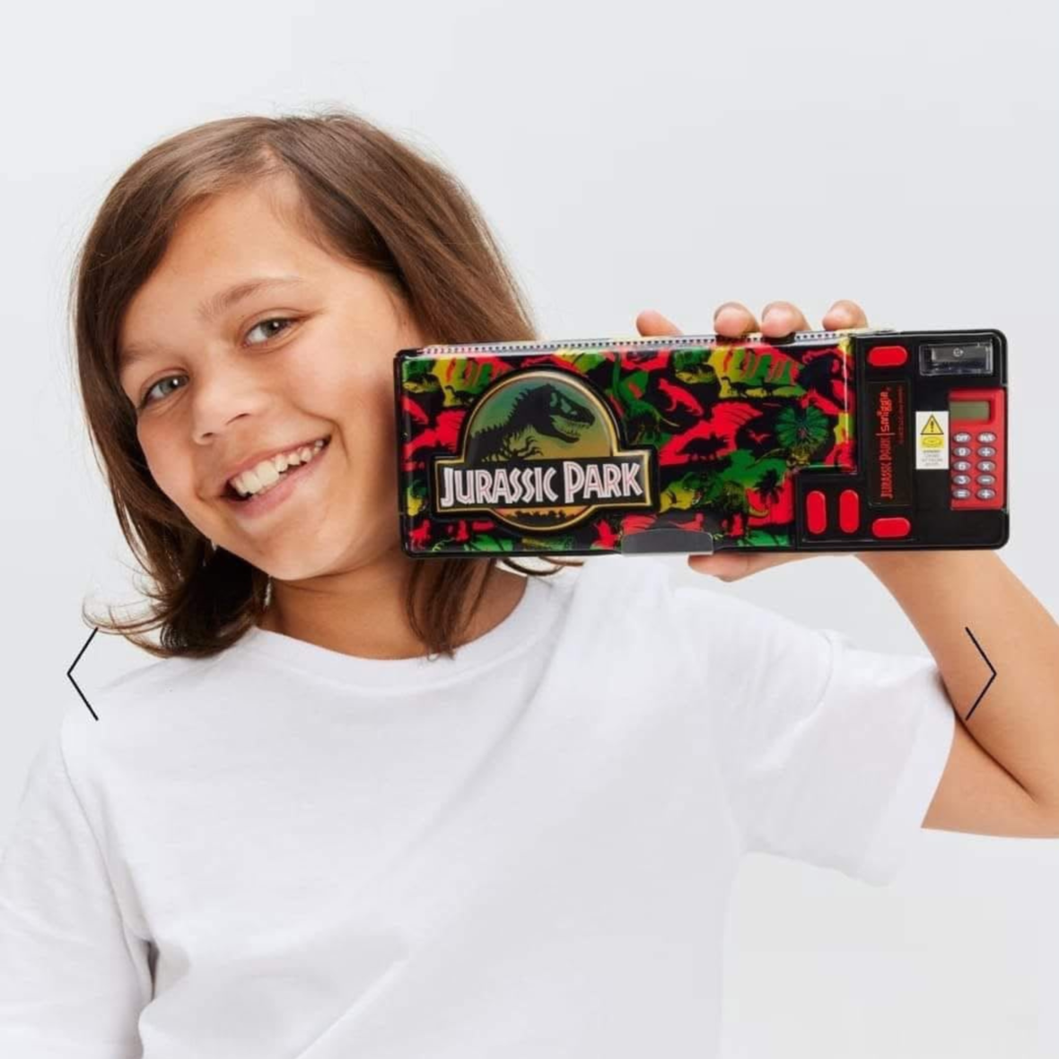 Smiggle Jurassic Park Pop Out Pencil Case Black (3)
