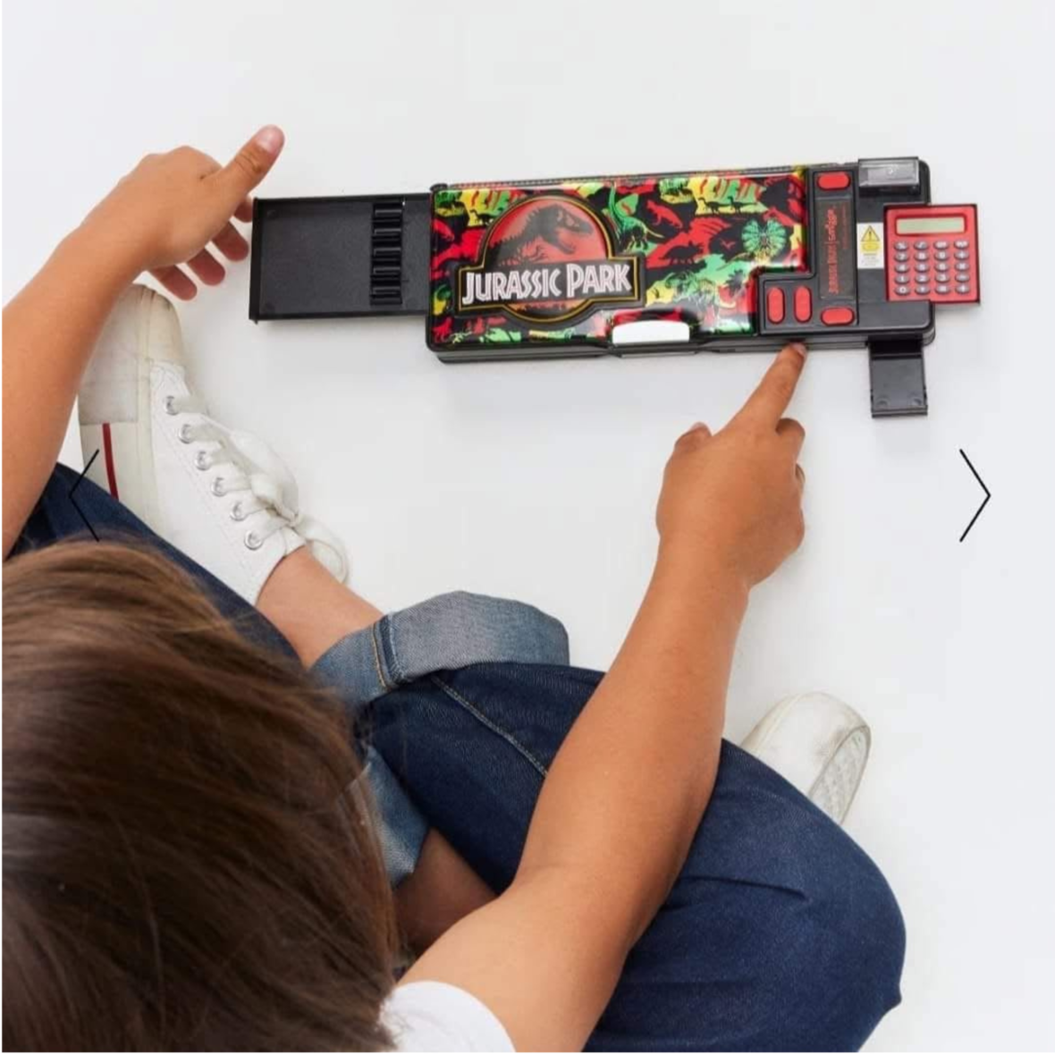 Smiggle Jurassic Park Pop Out Pencil Case Black (4)