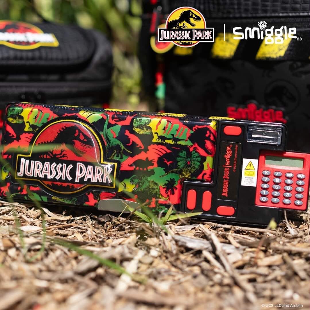 Smiggle Jurassic Park Pop Out Pencil Case Black (5)