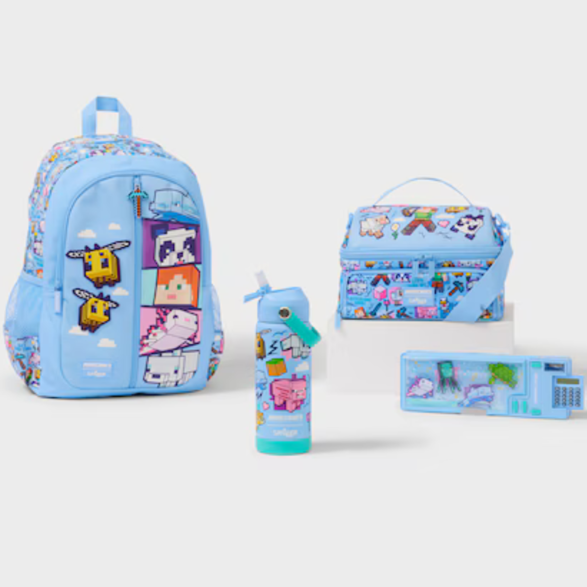 Smiggle Minecraft Classic Bundle – Light Blue