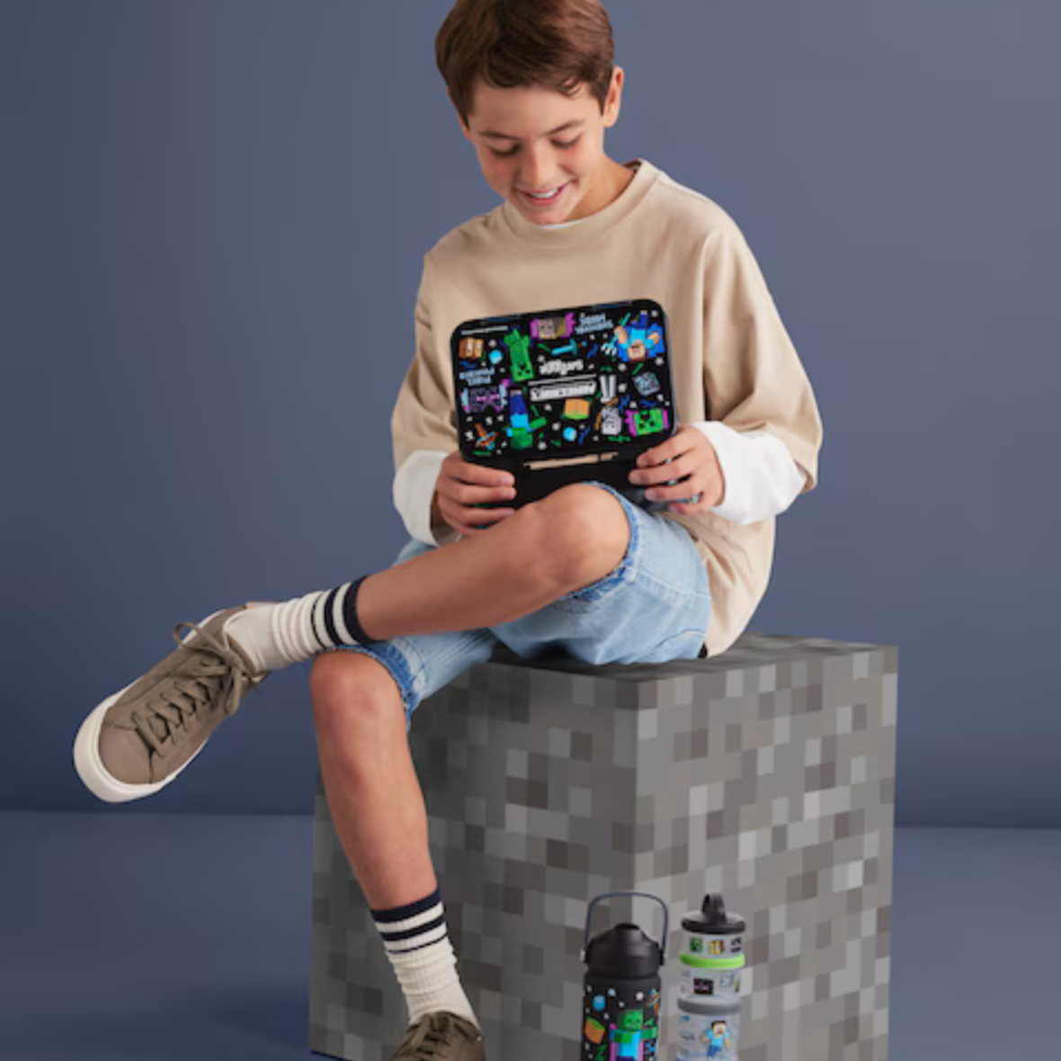 Smiggle Minecraft Medium Bento Lunchbox (5)