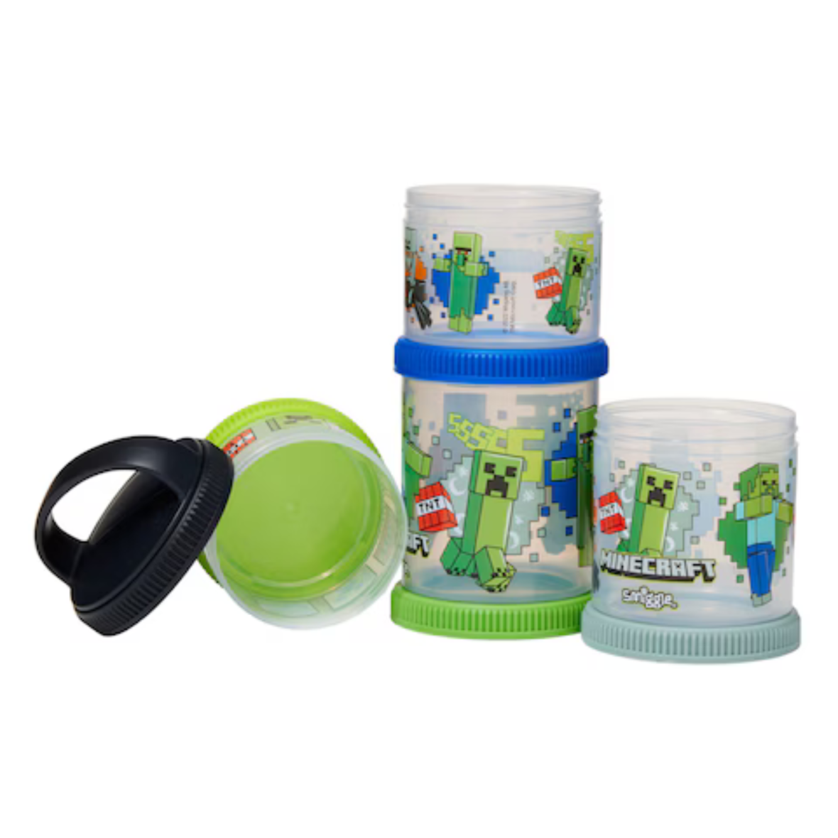 Smiggle Minecraft Snack & Stack Containers (2)