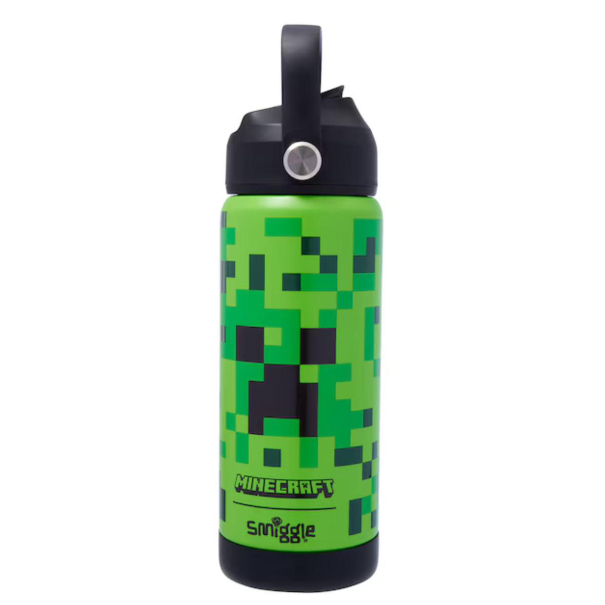 Smiggle Minecraft Squiggle Insulated Stainless Steel Drink Bottle 550ml (3)