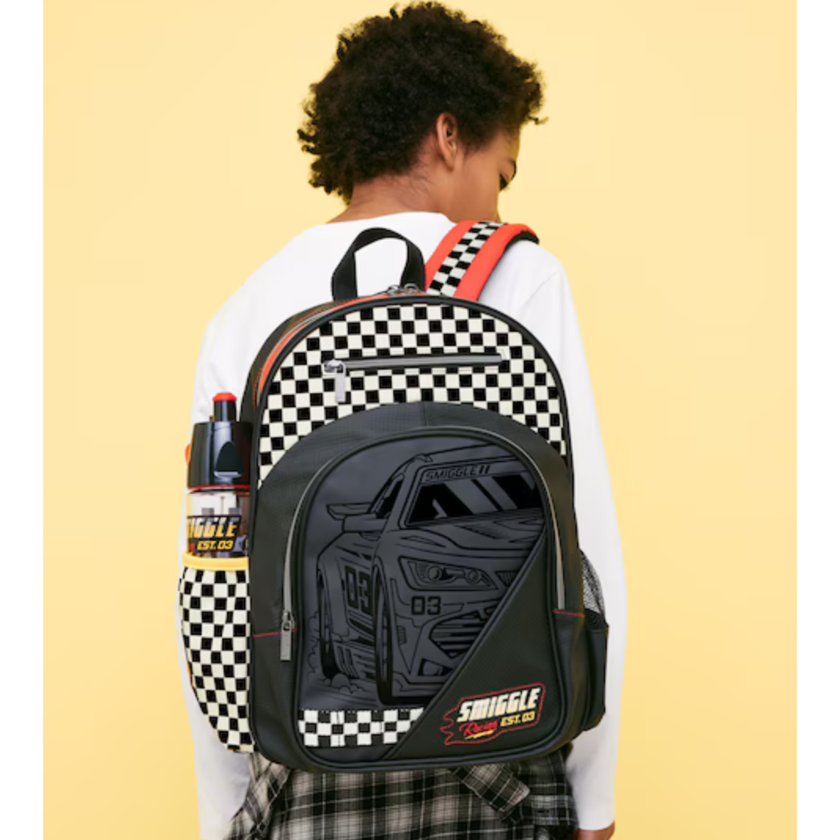 Smiggle Pit Stop Zone Backpack Black (5)