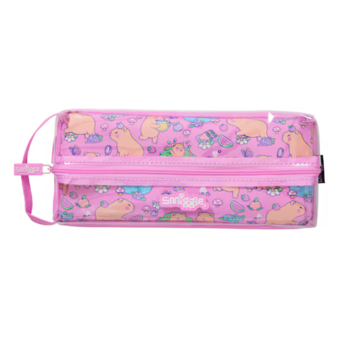 Smiggle Weekend Flip Zipped Pencil Case – Pink