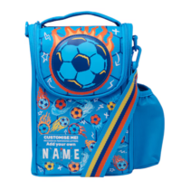 Smiggle Weekend Junior ID Lunchbox With Strap - Mid Blue