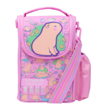 Smiggle Weekend Junior ID Lunchbox With Strap - Pink