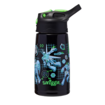 Smiggle Weekend Junior Stainless Steel Drink Bottle 400ml - Black