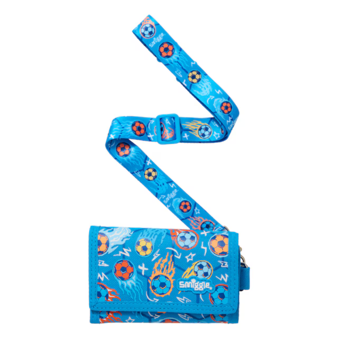 Smiggle Weekend Lanyard Wallet – Mid Blue