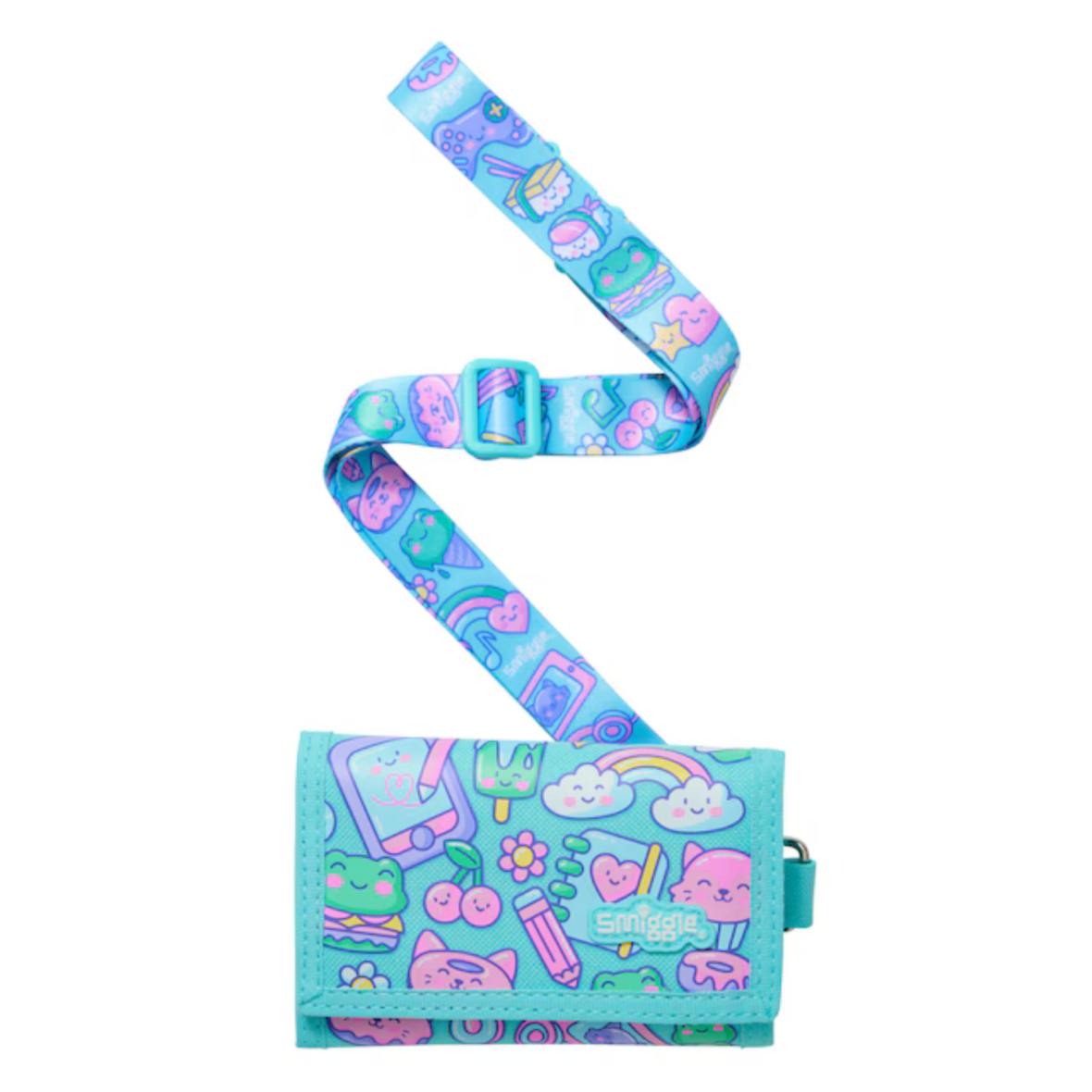 Smiggle Weekend Lanyard Wallet – Mint
