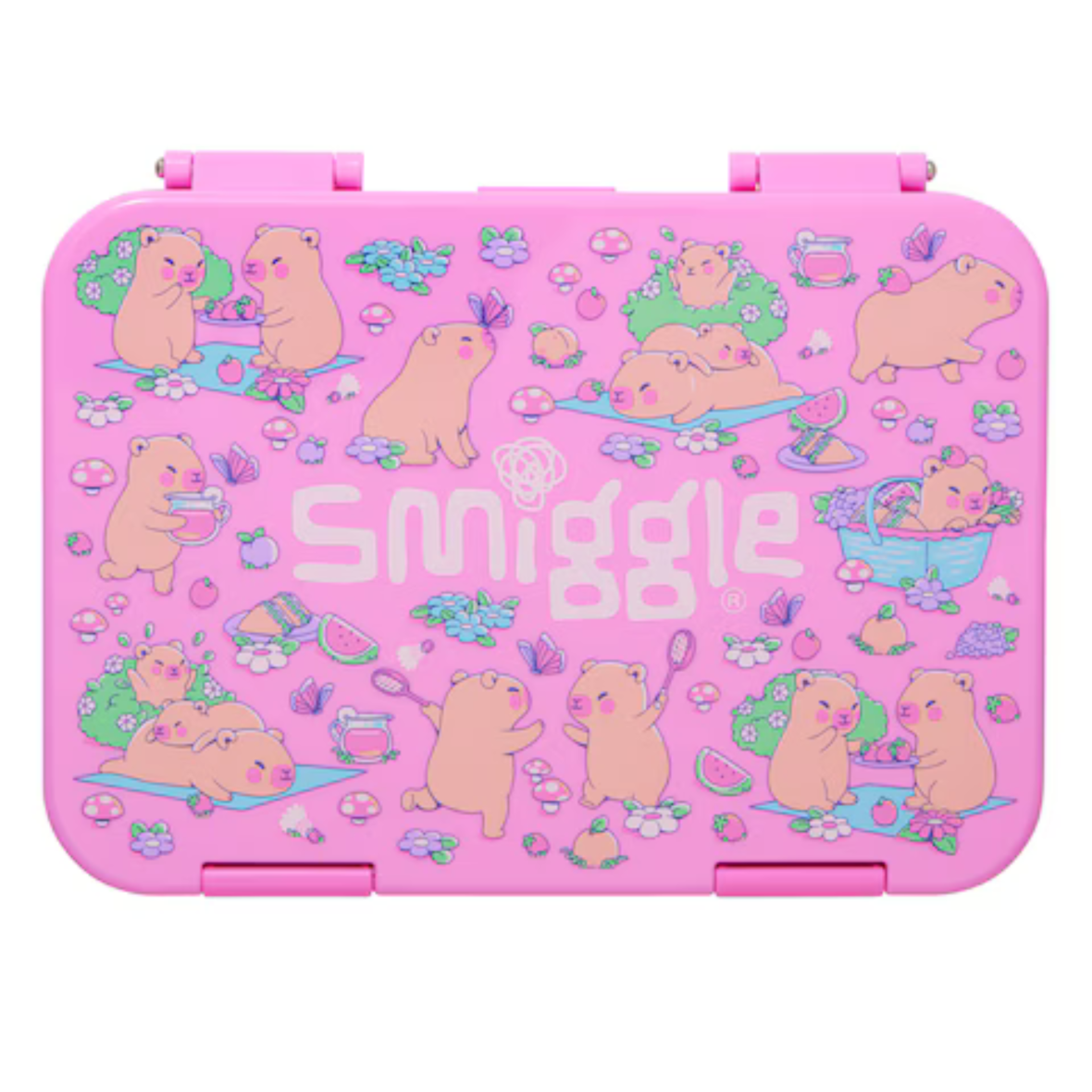 Smiggle Weekend Medium Bento Lunchbox – Pink
